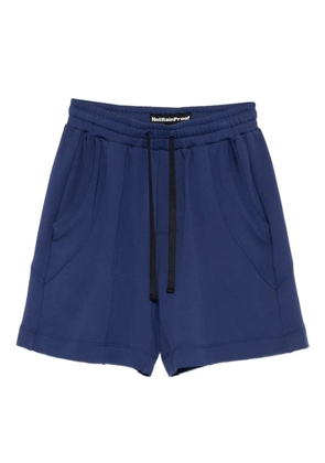 NotRainProof seam-detail drawstring-waist shorts - Blue