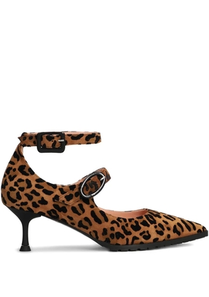 Fratelli Russo ankle-strap heeled pumps - Brown