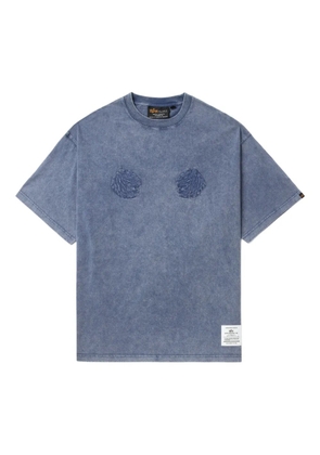 Alpha Industries embroidered-detail crew-neck T-shirt - Blue