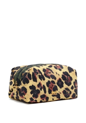 Bimba y Lola leopard-print make up bag - Neutrals