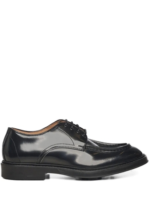 Giuliano Galiano round-toe leather derby shoes - Black
