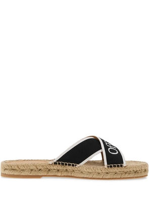 Off-White Criss-Cross espadrilles - Black