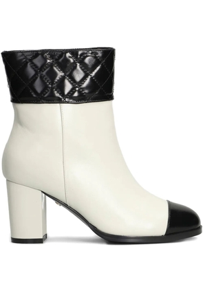 Gold & Rouge 65mm Tuli quilted boots - White