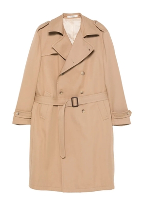 Tagliatore double-breasted belted trench coat - Neutrals