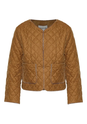 MUNTHE Lizetta quilted velvet jacket - Yellow