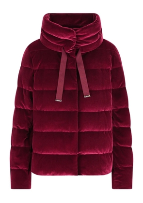 Herno quilted high-neck jacket - Red