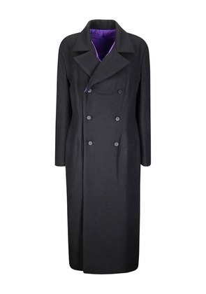 Yohji Yamamoto double-breasted coat - Black