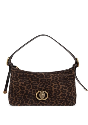 Kurt Geiger London Chelsea Soft leopard-print shoulder bag - Brown