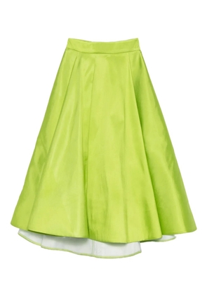 Gemy Maalouf pleated midi skirt - Green