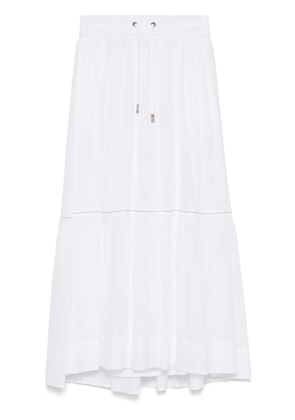 Peserico Punto Luce-chain midi skirt - White