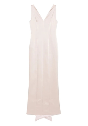 Fely Campo satin maxi dress - Pink