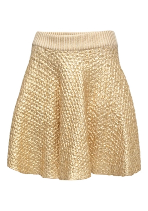 Valentino Pre-Owned A-line mini skirt - Gold