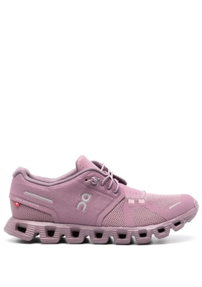 On Running Cloud 5 debossed-logo sneakers - Purple