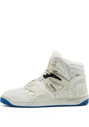 Gucci Pre-Owned panelled sneakers - White