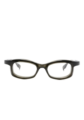 Factory900 rectangle-frame glasses - Green
