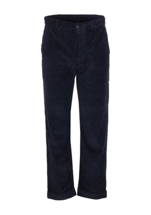 Edmmond Studios Jorge button-fastening corduroy trousers - Blue