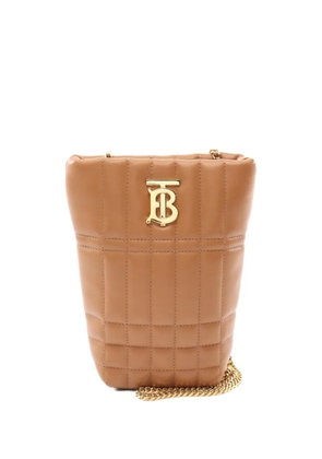 Burberry Pre-Owned 2010s TB quilted tote bag - Brown