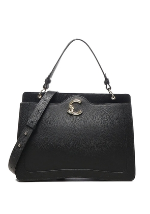 Coccinelle leather top-handle tote bag - Black