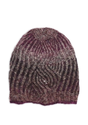 Kangra brushed-finish beanie - Purple