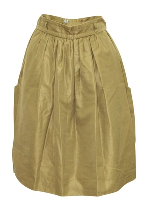 Saint Laurent Pre-Owned overlap trousers - Green