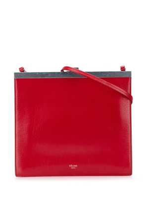 Celine Pre-Owned 2017 Mini Leather Clasp crossbody bag - Red