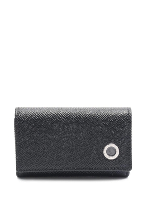 Bvlgari Pre-Owned 2020s textured-leather key case - Black
