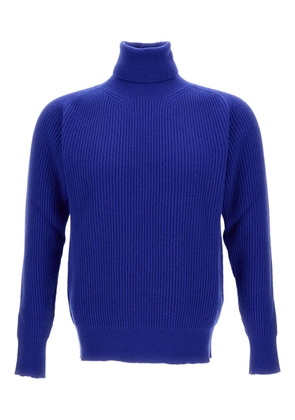 Customer Lovers ribbed roll-neck sweater - Blue