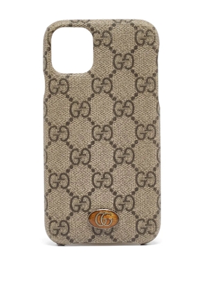 Gucci Pre-Owned GG Supreme iPhone 11 Pro Max case - Neutrals