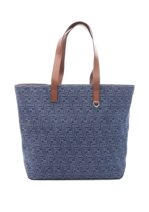 Fendi Pre-Owned 2020s medium FF Shopping tote bag - Blue