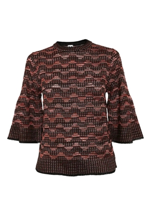 Missoni Pre-Owned bell-sleeve jumper - Red