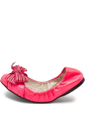 Miu Miu Pre-Owned leather ballet flats - Pink