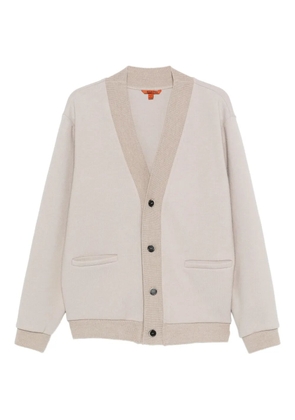 Barena buttoned contrast-panel cardigan - Neutrals