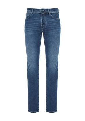 Jacob Cohën logo-patch jeans - Brown