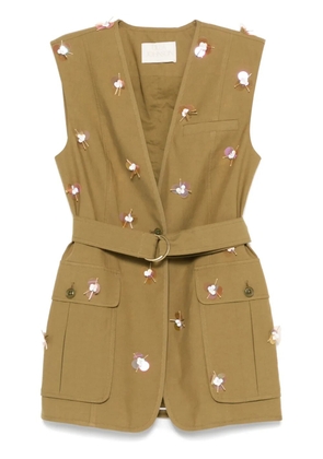Ulla Johnson Twyla gilet - Green