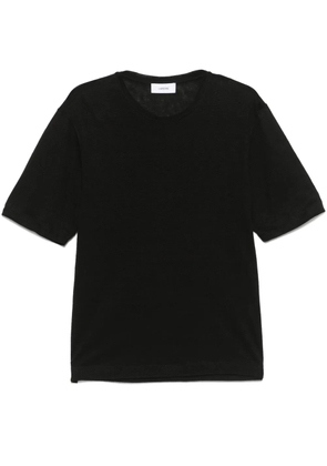 Lardini linen T-shirt - Black