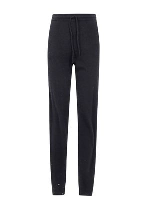 absolut cashmere cashmere drawstring trousers - Black