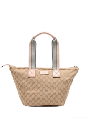 Gucci Pre-Owned 2016-2025 GG Canvas Web tote bag - Brown