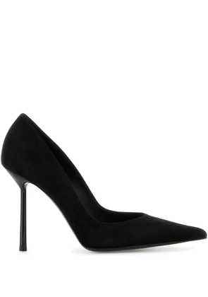 Le Silla 100mm Bella suede pumps - Black