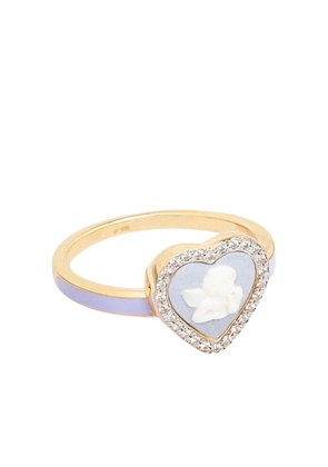 Cameo & Beyond Sparkling Cherub ring - Gold