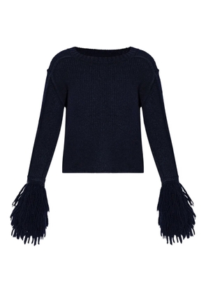 ETRO fringe-detailing top - Blue