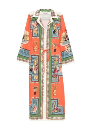 ALEMAIS Rocco shirt-dress - Orange