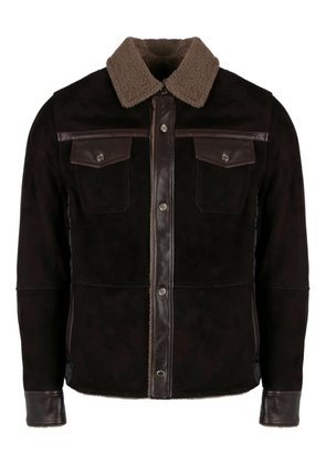 Moorer Duilio suede jacket - Brown