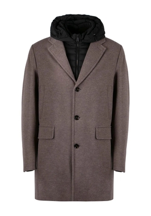 Moorer Mitchel coat - Neutrals