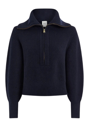 Varley Maura half-zip ribbed sweater - Blue