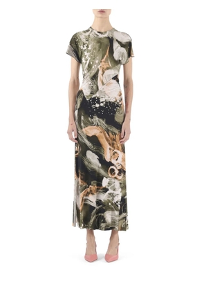 Jason Wu Collection abstract-pattern midi dress - Green