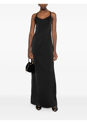 RHIZOME Merida side-split maxi dress - Black