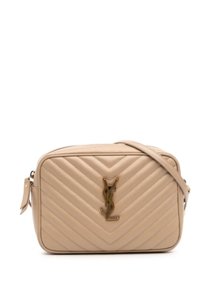 Saint Laurent Pre-Owned 2023 Matelasse Leather Monogram Lou Camera Bag crossbody bag - Brown