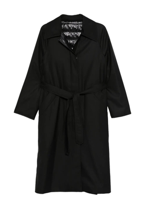 Herno belted gabardine coat - Black