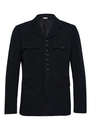 Comme des Garçons Homme Plus button-up wool jacket - Black