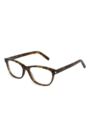 Saint Laurent Eyewear square-frame glasses - Brown